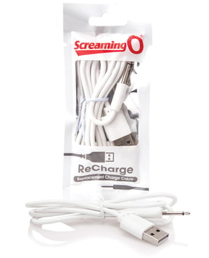 Screaming O Recharge Charging Cable – White by Screaming O product image