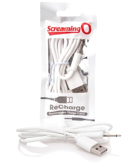 Screaming O Recharge Charging Cable – White by Screaming O product image