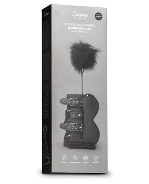 Easy Toys Beginners 6 Piece Beginners Bondage Set – Black by Easy Toys product image