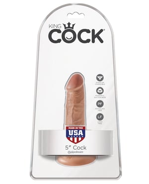 King Cock 5″ Cock – Tan by King Cock product image