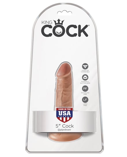 King Cock 5″ Cock – Tan by King Cock product image