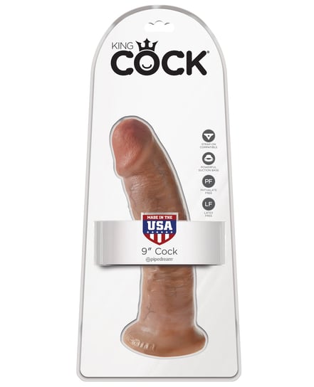 King Cock 9″ Cock – Tan by King Cock product image