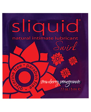 Sliquid Swirl Lubricant Pillow – .17 oz Strawberry Pomegranate by Sliquid product image
