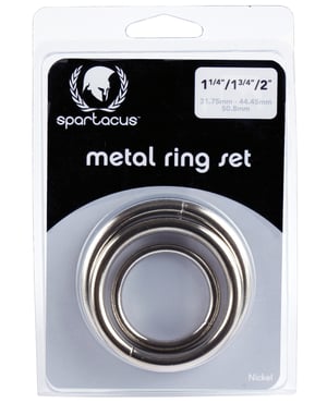 Spartacus Metal Ring Set – Pack of 3 by Spartacus product image