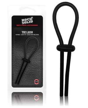 Rock Solid Lasso Cockring – Black by Rock Solid product image