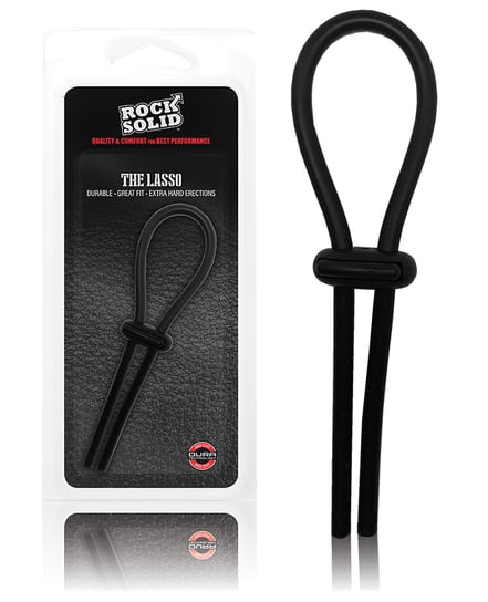 Rock Solid Lasso Cockring – Black by Rock Solid product image