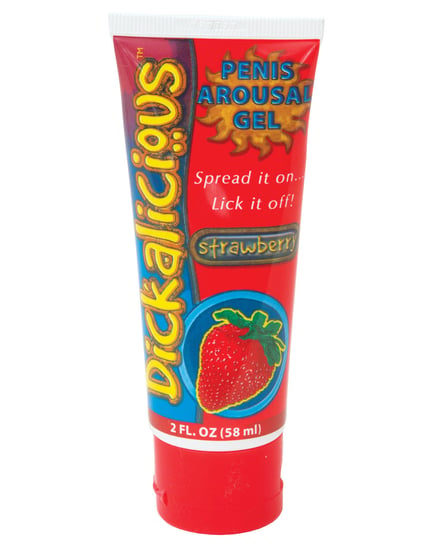 Dickalicious Penis Arousal Gel 2 oz – Strawberry by Dickalicious product image
