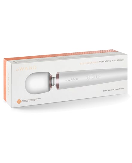 Le Wand Rechargeable Massager – Pearl White by Le Wand product image