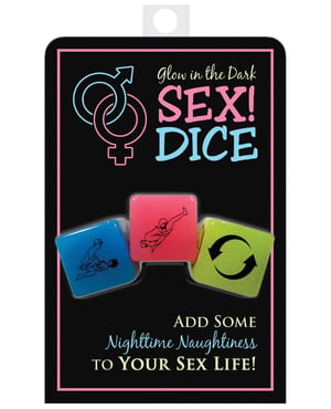 Glow in the Dark Sex! Dice Game by Kheper product image