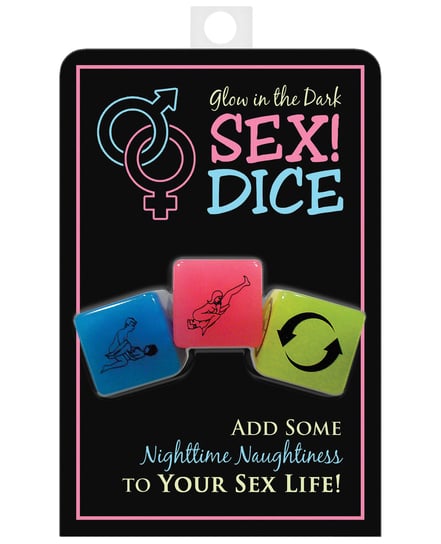 Glow in the Dark Sex! Dice Game by Kheper product image