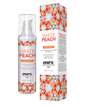 EXSENS of Paris Organic Massage Oil – 50 ml White Peach by Exsens product image