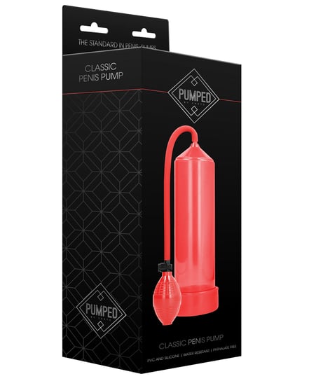 Shots Pumped Classic Penis Pump – Red by Pumped product image