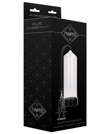 Shots Pumped Deluxe Beginner Pump – Transparent by Pumped product image