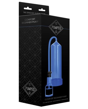 Shots Pumped Comfort Beginner Pump – Blue by Pumped product image