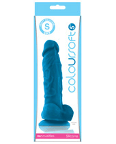 ColourSoft 5″ Silicone Soft Dildo – Blue by ColourSoft product image