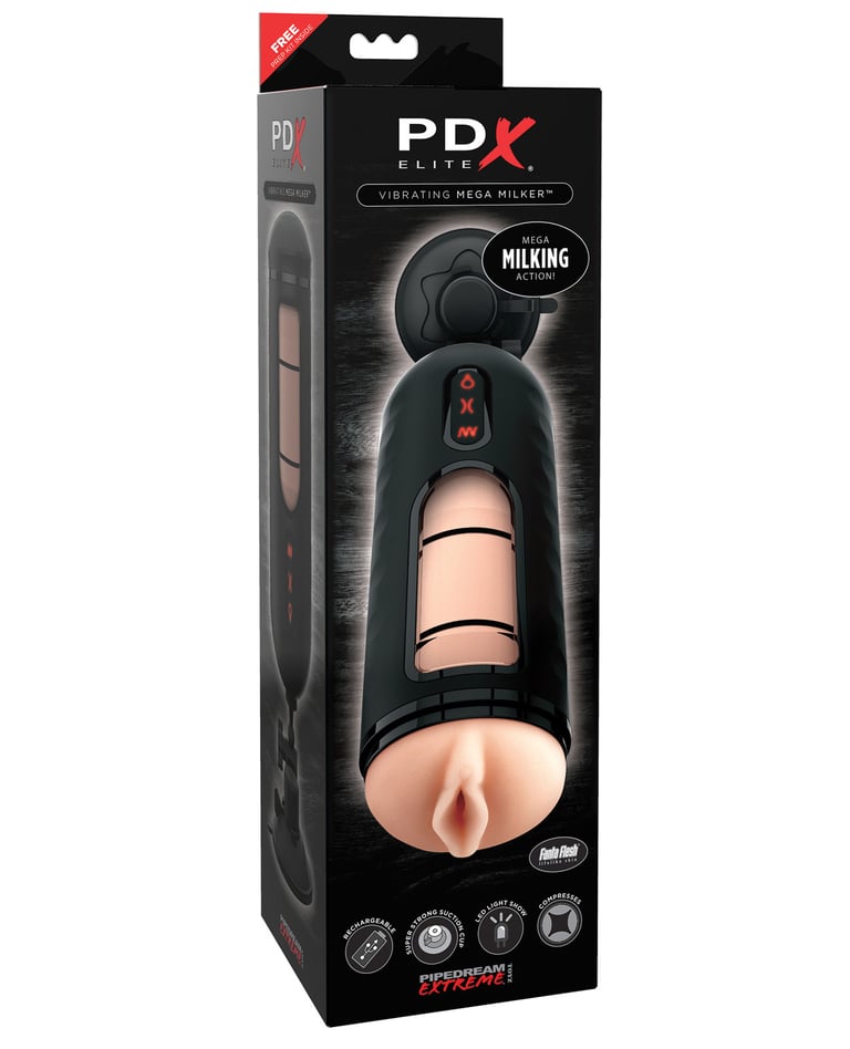 PDX Elite Vibrating Mega Milker Stroker by PDX Elite product image