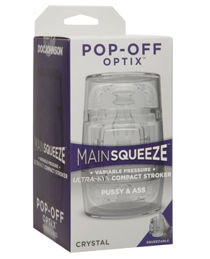 Main Squeeze Pop Off Optix – Crystal Pussy & Ass by Main Squeeze product image