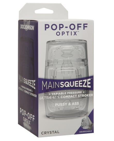 Main Squeeze Pop Off Optix – Crystal Pussy & Ass by Main Squeeze product image