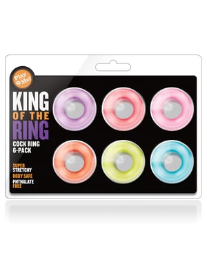 Blush Play With Me King of the Ring – Asst. Colors Set of 6 by Play With Me product image
