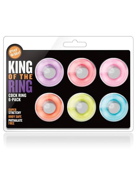 Blush Play With Me King of the Ring – Asst. Colors Set of 6 by Play With Me product image