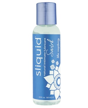 Sliquid Naturals Swirl Lubricant – 2 oz Blue Raspberry by Sliquid product image