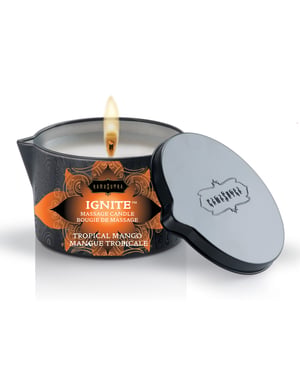 Kama Sutra Ignite Massage Soy Candle – Tropical Mango by Kama Sutra product image
