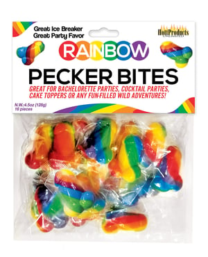 Rainbow Pecker Bites Candies by Hott Products product image