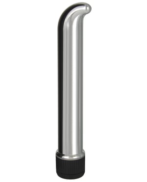 Erotic Toy Company Chrome Classics 7″ G Spot Vibe – Silver by Erotic Toy Company product image