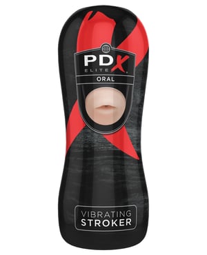 PDX Elite Vibrating Stroker – Oral by PDX Elite product image