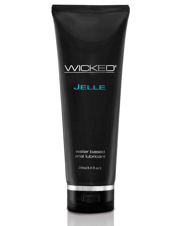 Wicked Sensual Care Jelle Water Based Anal Lubricant – 8 oz Fragrance Free by Wicked Sensual Care product image
