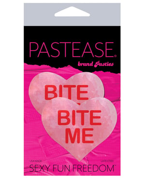 Pastease Bite Me Heart – Pink/Red O/S by Pastease product image