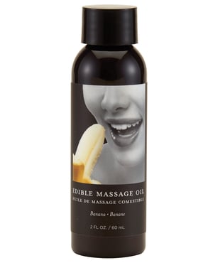 Earthly Body Edible Massage Oil – 2 oz Banana by Earthly Body product image