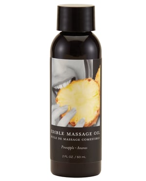 Earthly Body Edible Massage Oil – 2 oz Pineapple by Earthly Body product image