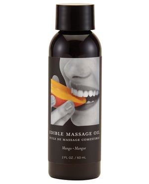 Earthly Body Edible Massage Oil – 2 oz Mango by Earthly Body product image
