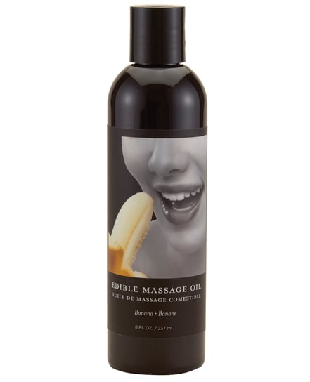 Earthly Body Edible Massage Oil – 8 oz Banana by Earthly Body product image