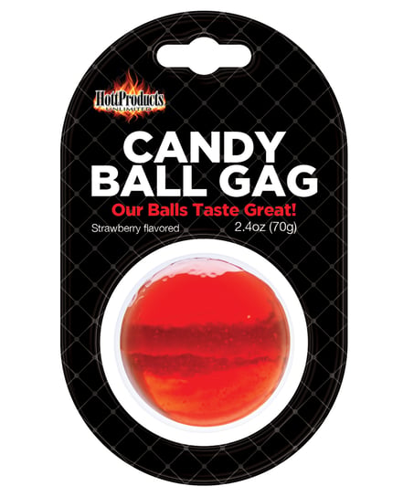 Candy Ball Gag – Strawberry by Hott Products product image