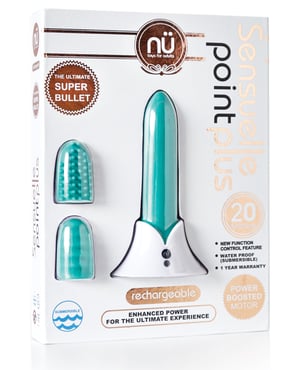 Nu Sensuelle Point Plus Rechargeable Bullet – Tiffany Blue by Nu Sensuelle product image