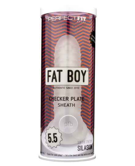 Perfect Fit Fat Boy 5.5″ Checker Plate Sheath – Clear by Perfect Fit product image