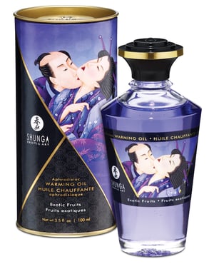 Shunga Warming Oil – 3.5 oz Exotic Fruits by Shunga product image
