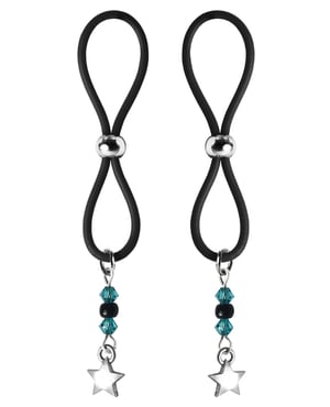 Bijoux de Nip Nipple Halos Star Charm – Turquoise/Black by Bijoux de Nip product image