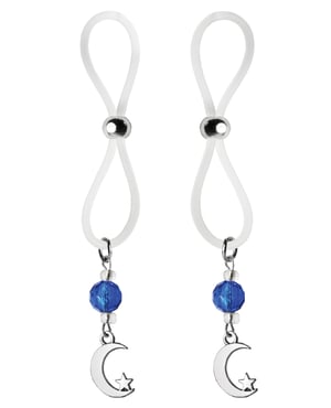 Bijoux de Nip Nipple Halos Moon & Star Charm – Blue/Clear by Bijoux de Nip product image