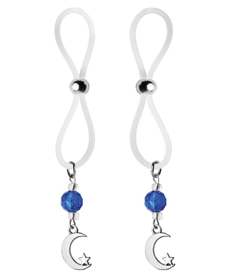 Bijoux de Nip Nipple Halos Moon & Star Charm – Blue/Clear by Bijoux de Nip product image