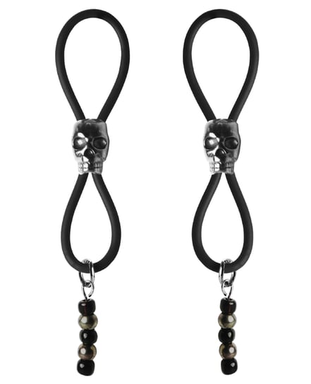 Bijoux de Nip Nipple Halos Black Skull Slider – Black/Silver by Bijoux de Nip product image