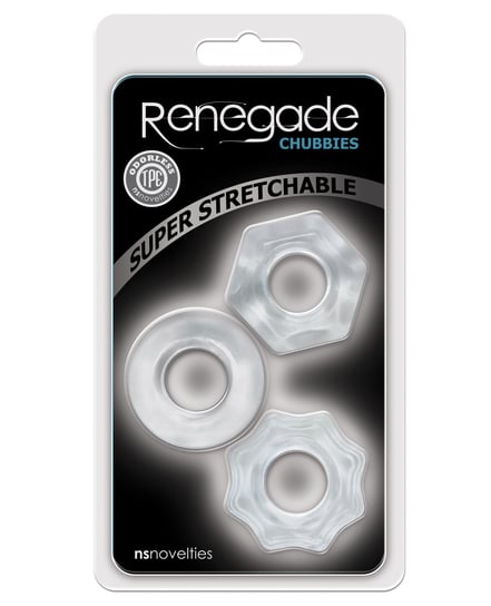 Renegade Chubbies 3 pack – Clear by Renegade product image