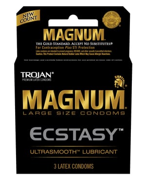 Trojan Magnum Ecstasy Condoms – Box of 3 by Trojan product image