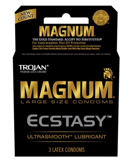 Trojan Magnum Ecstasy Condoms – Box of 3 by Trojan product image