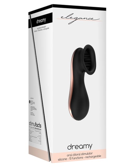 Shots Elegance Dreamy Oral Clitoral Stimulator – 10 Speed Black by Elegance product image