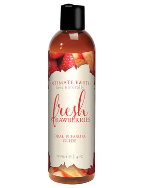 Intimate Earth Natural Flavors Glide – 120 ml Fresh Strawberries by Intimate Earth product image