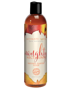 Intimate Earth Natural Flavors Glide – 120 ml Naughty Peaches by Intimate Earth product image