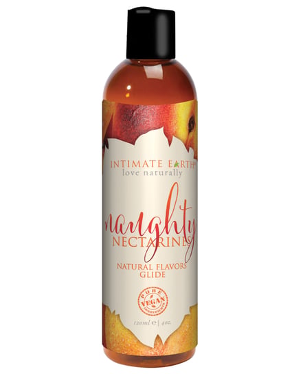 Intimate Earth Natural Flavors Glide – 120 ml Naughty Peaches by Intimate Earth product image